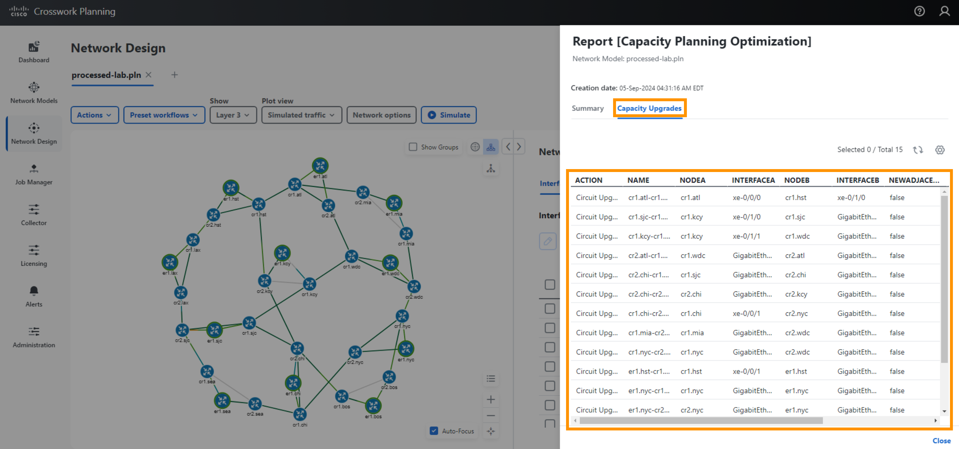 Capacity Planning Opt