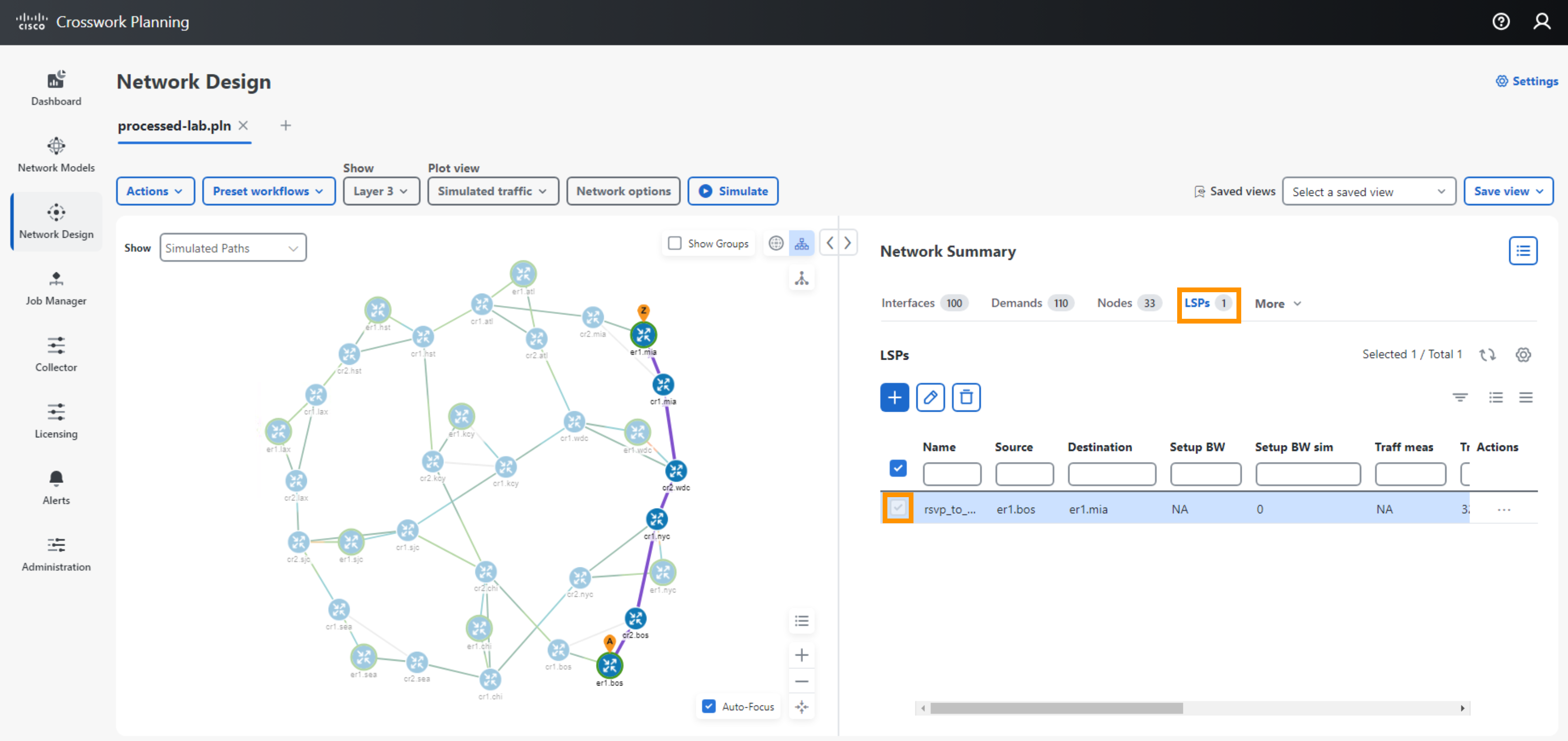 Visualize new RSVP LSP