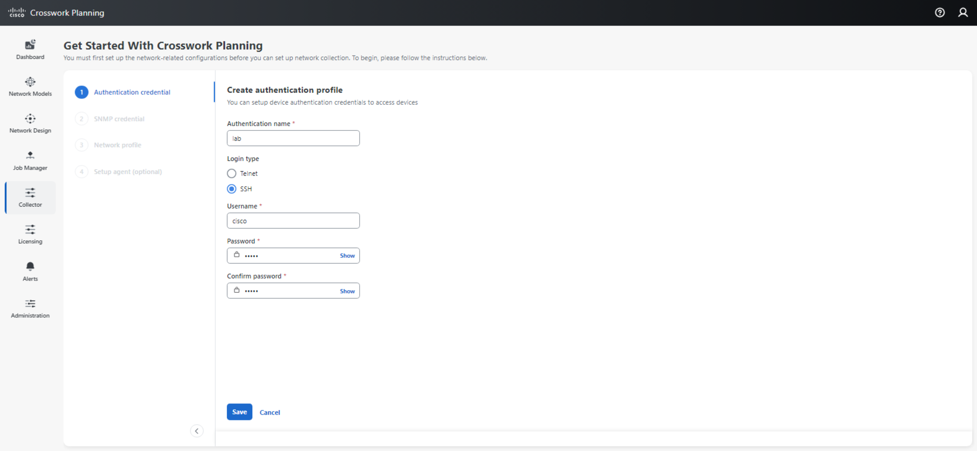 Authentication Profile