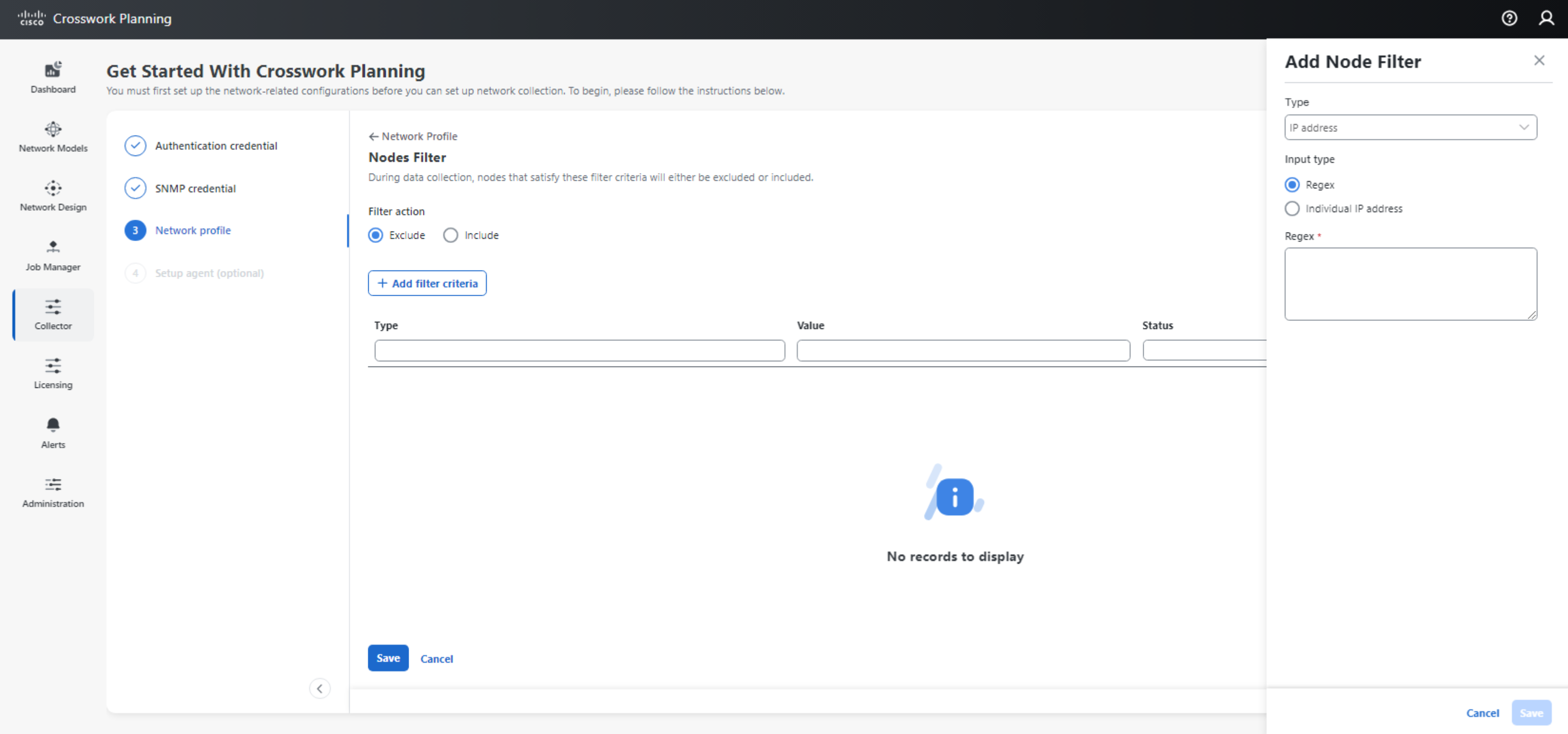 Setting up Node Profile